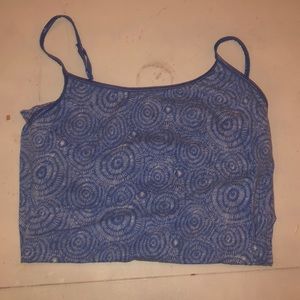 Aeropostale Blue Thin Strap Tank